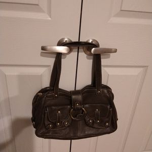 Boho leather purse -. Large